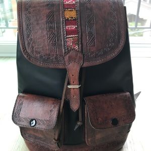 One of a kind leather hand made bag!